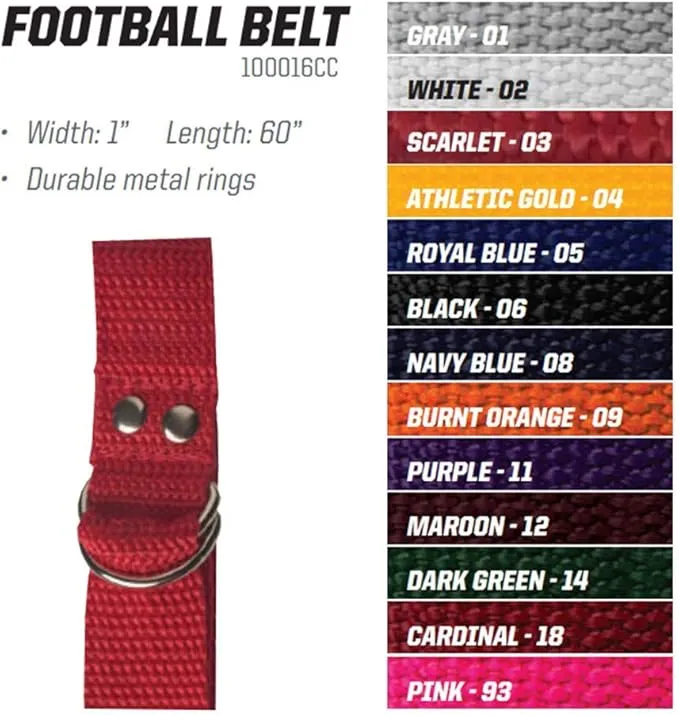 Adams Youth and Adult Football Pant Belt