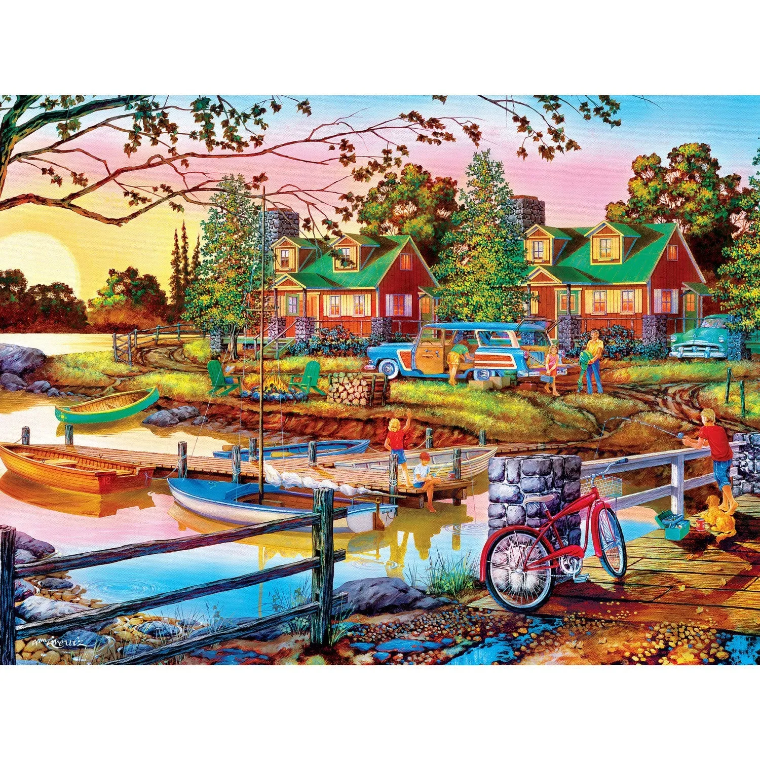 Country Escapes - Away from It All 550 Piece Jigsaw Puzzle