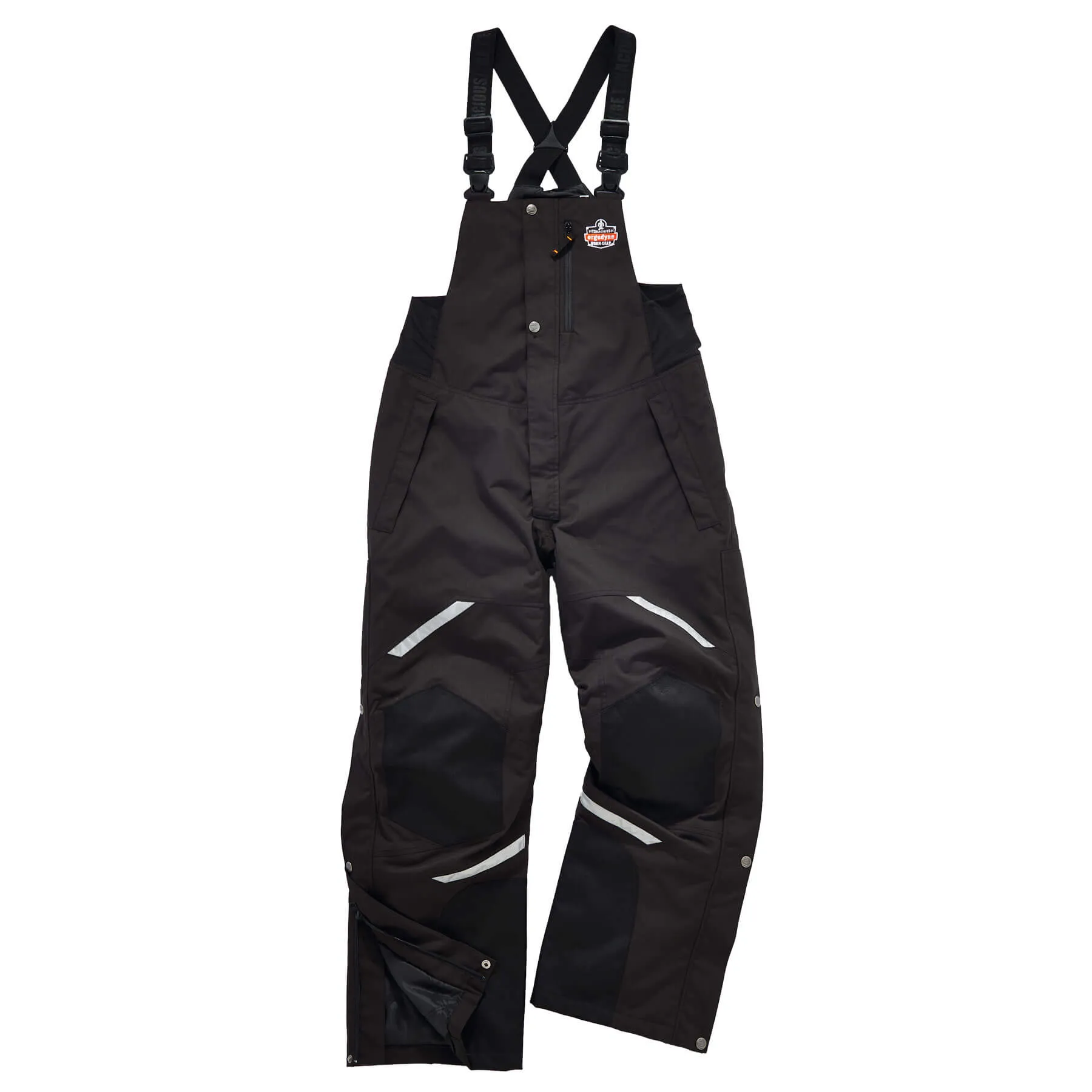 Ergodyne 41213 N-Ferno 6471 Thermal Bibs/Overalls, Medium, Black