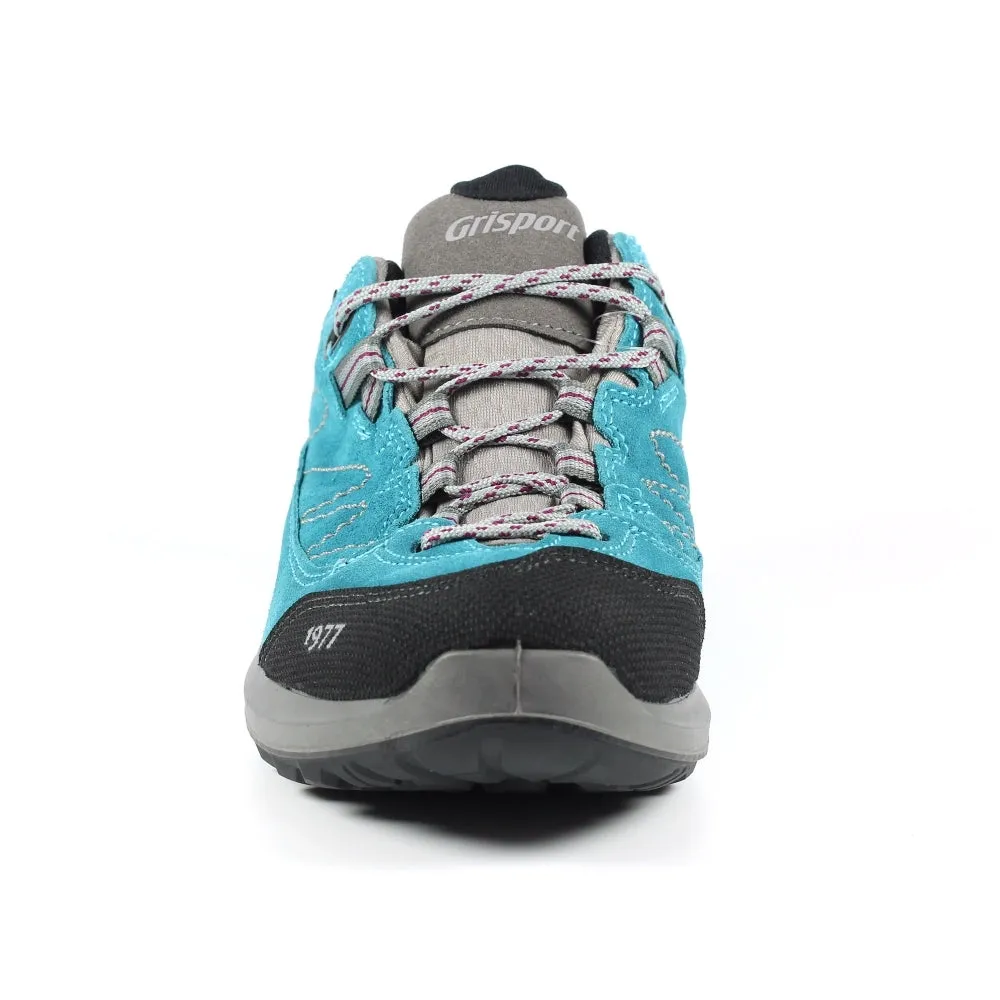 Grisport Lady Rimini Pale Blue Womans Lace Up Nubuck Walking Hiking Shoes