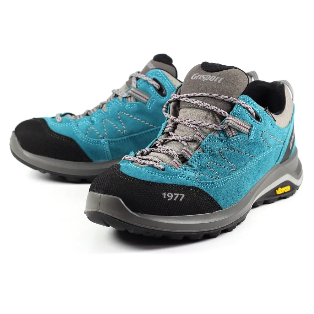 Grisport Lady Rimini Pale Blue Womans Lace Up Nubuck Walking Hiking Shoes