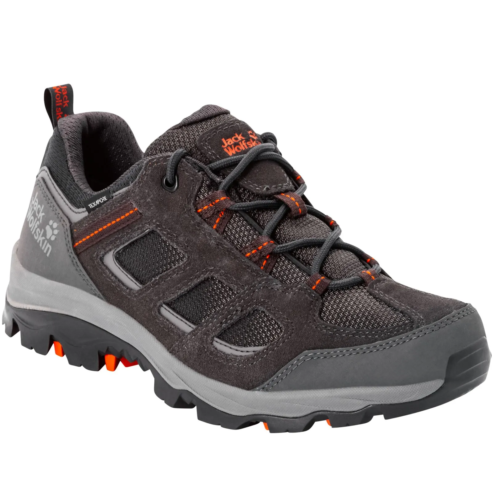 Jack Wolfskin Mens Vojo 3 Texapore Waterproof Walking Shoes - Black