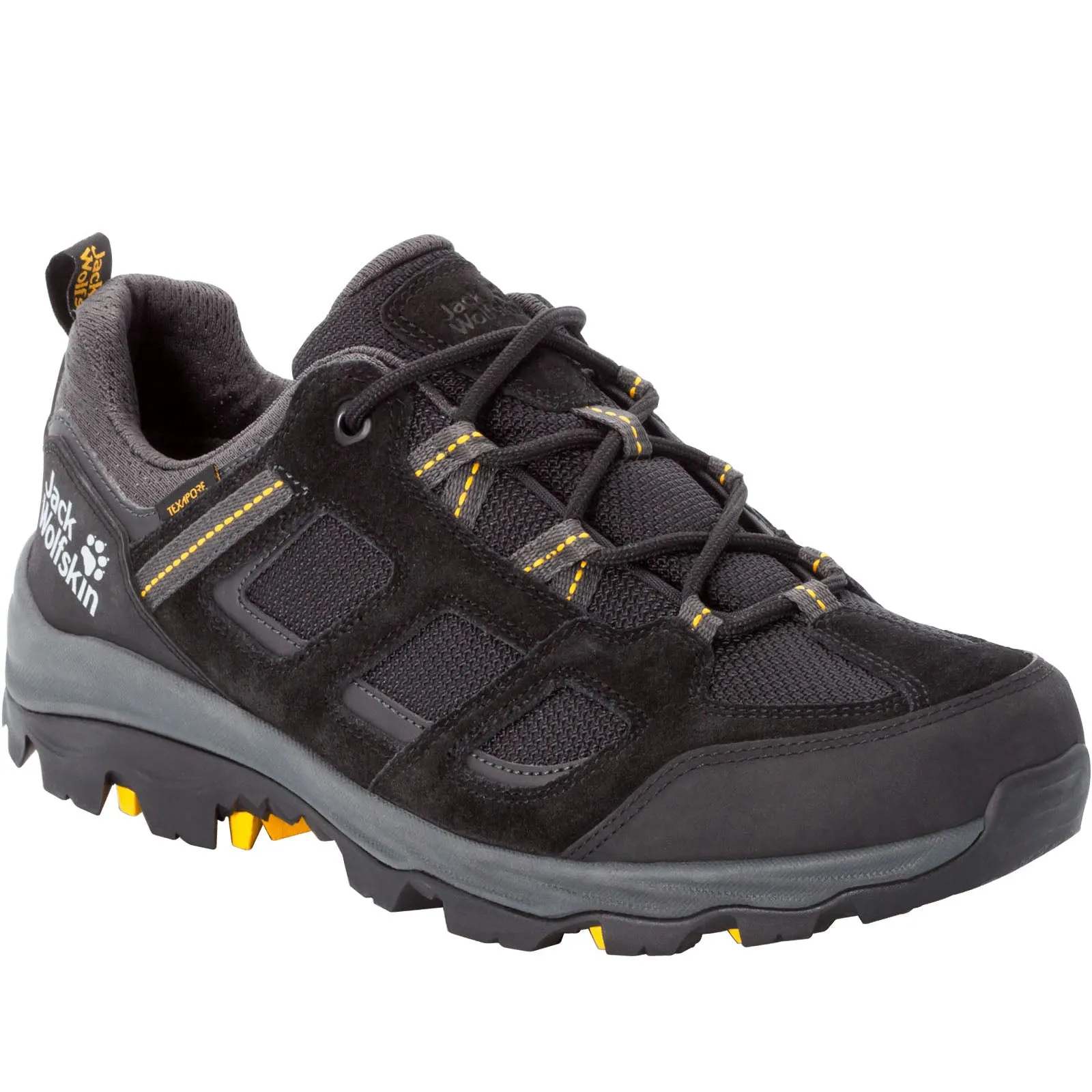 Jack Wolfskin Mens Vojo 3 Texapore Waterproof Walking Shoes - Black