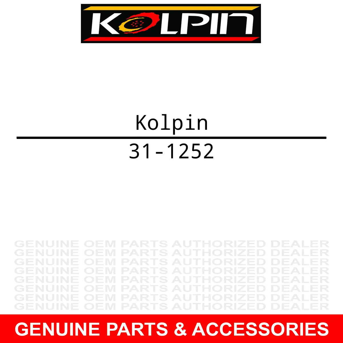 Kolpin 31-1252 52" Heavy-Duty Snow Plow Blade Wear Bar