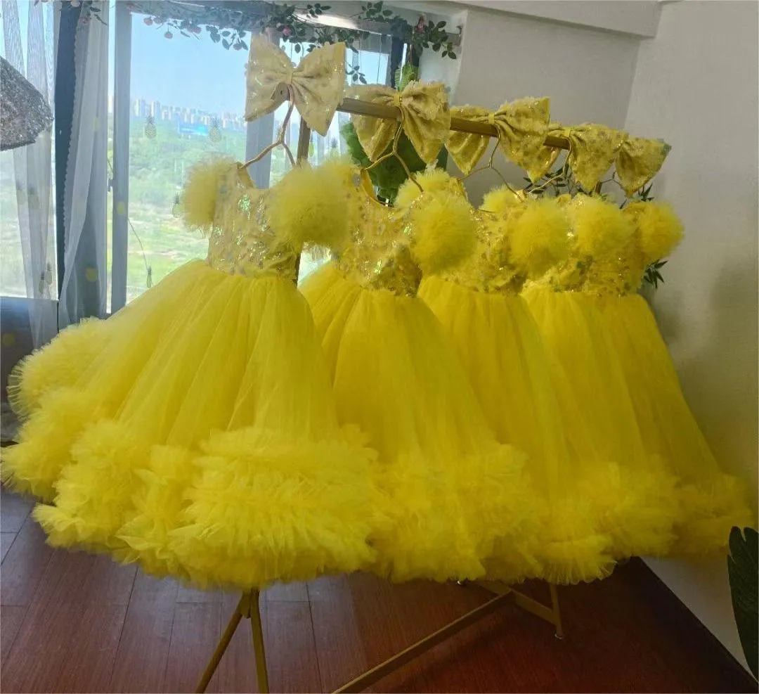 multicolour sleeve baby birthday party princess dress for wedding dress