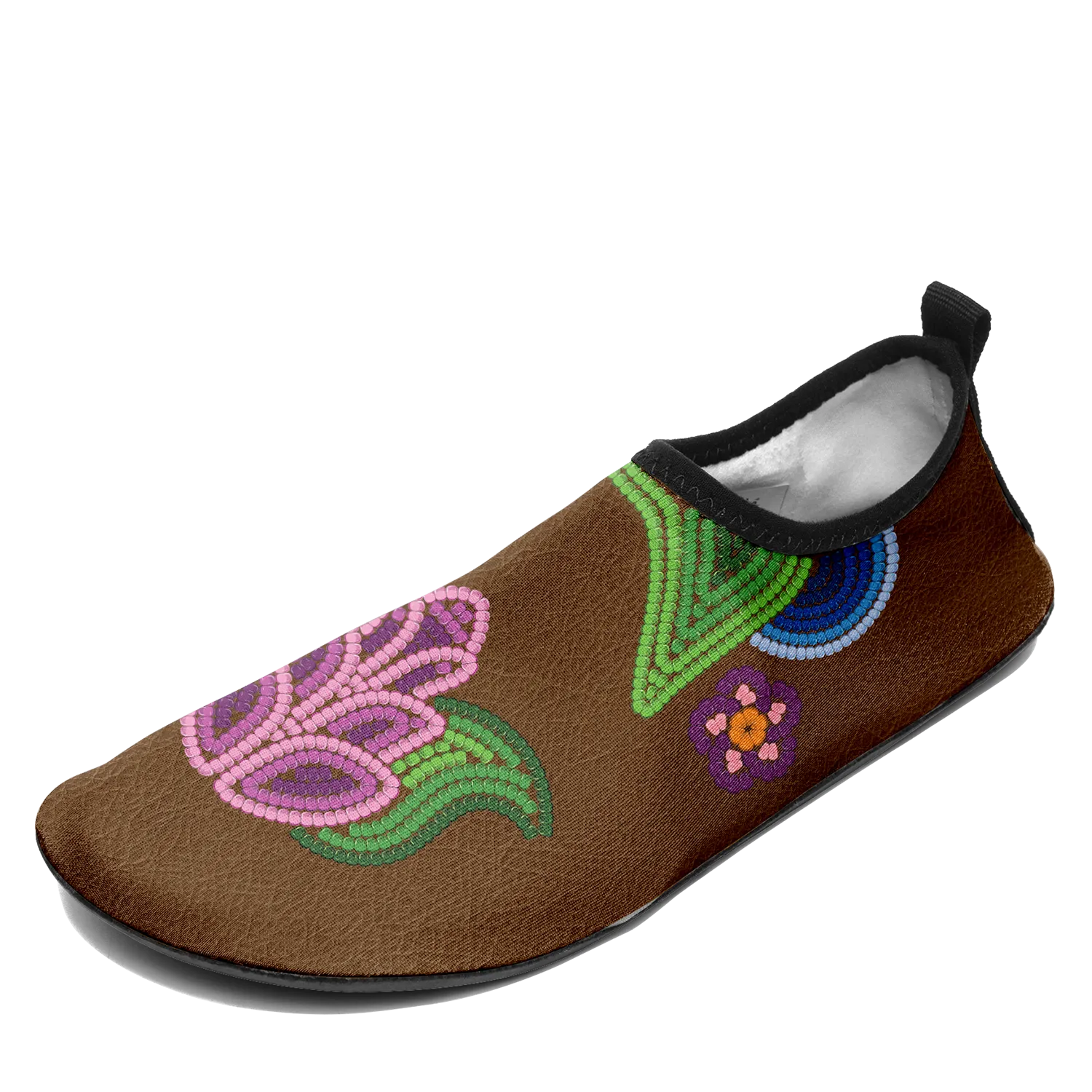 Petal Perfection 1 Kid's Sockamoccs Slip On Shoes