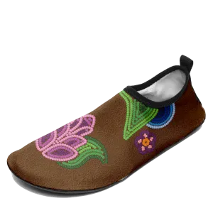 Petal Perfection 1 Kid's Sockamoccs Slip On Shoes