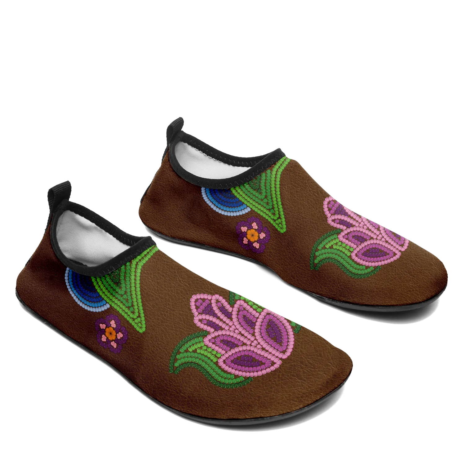 Petal Perfection 1 Kid's Sockamoccs Slip On Shoes