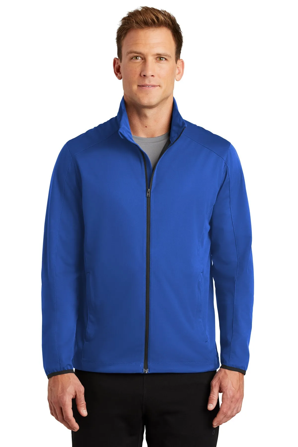 Port Authority Active Soft Shell Branded Jackets, True Royal