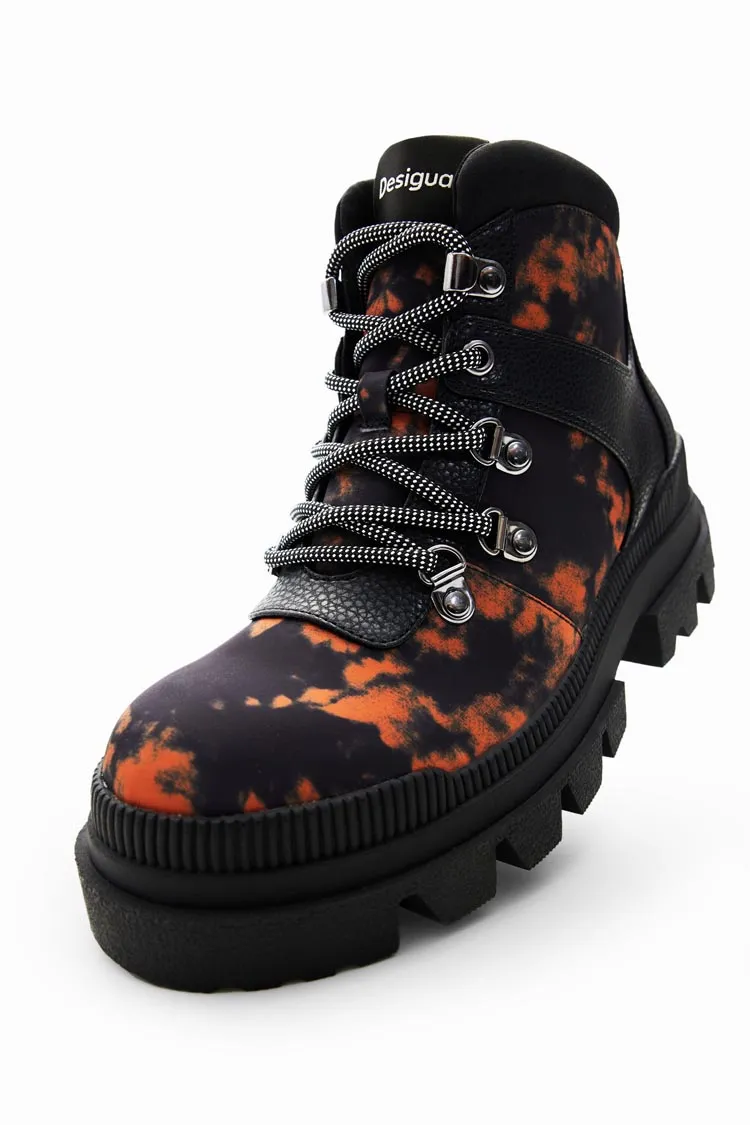 Printed Trekking Ankle Boots | FINAL SALE