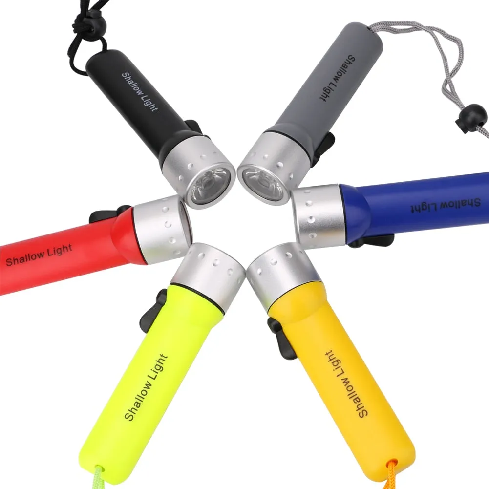 Professional Underwater Diving Flashlight - various colours