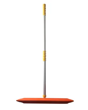 Shuttsco 18" Snow Rake with 38"-68" Aluminum Telescoping Handle - 18" Vinyl-Coated Non-Abrasive Head - Freeze-Resistant Snow Removal Tool - Sno-Rake for Car Dealerships & Private Vehicle-Owners - Made in USA