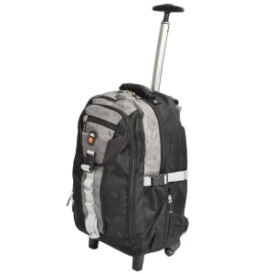 Small Size Backpack with Wheels HL08 Grey