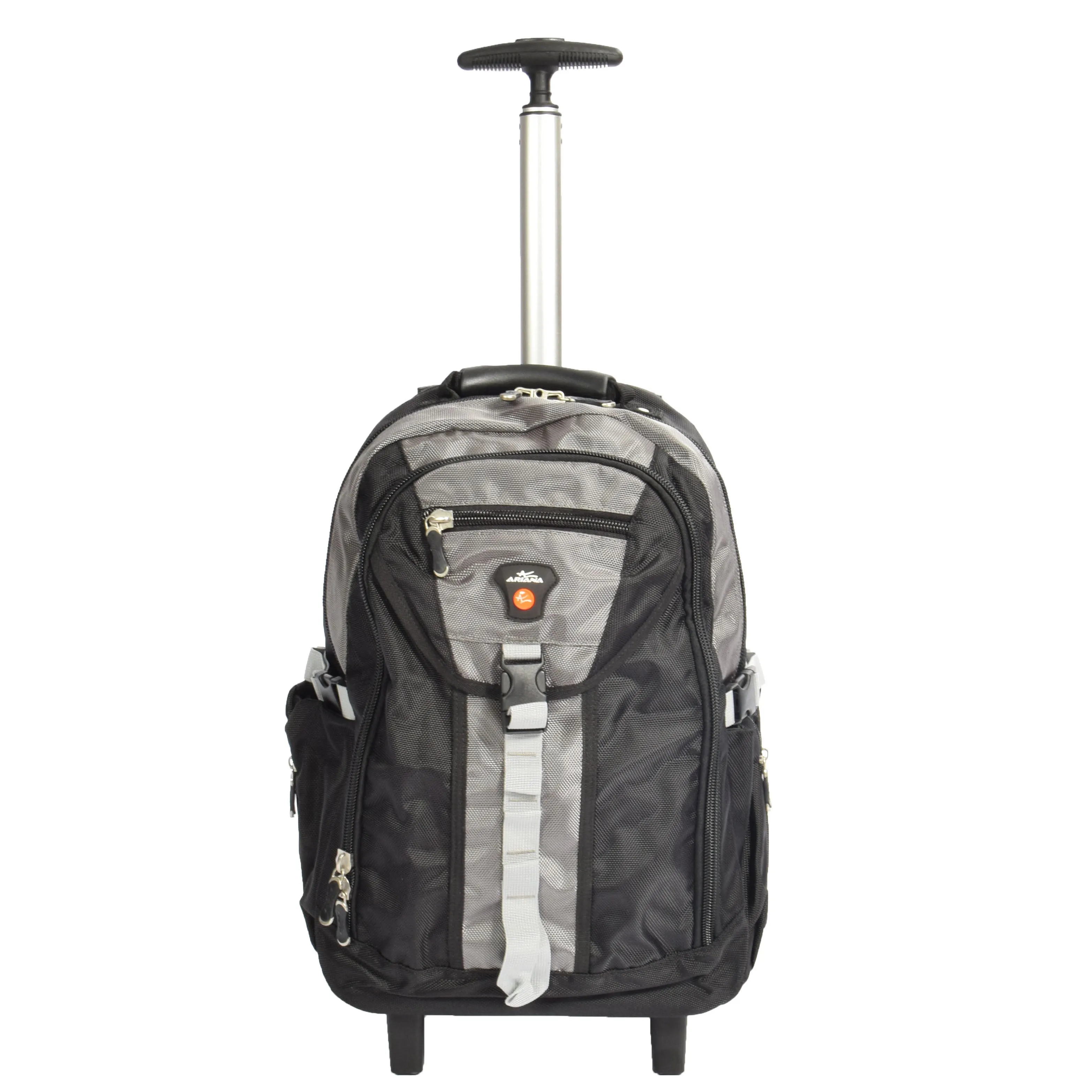 Small Size Backpack with Wheels HL08 Grey