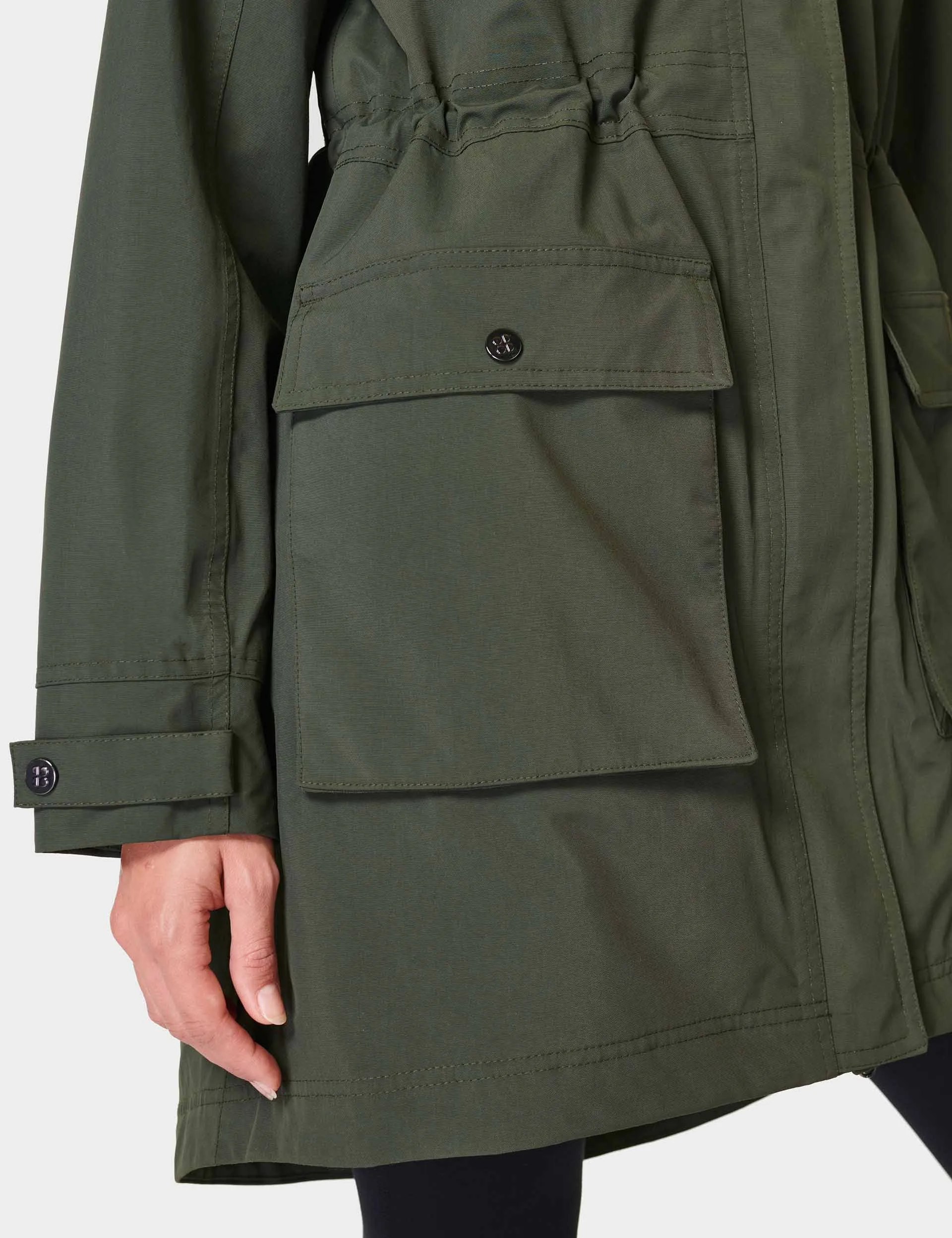 Stride Waterproof Parka - Dark Forest Green