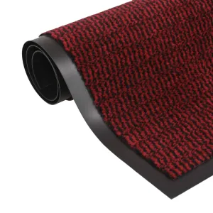 vidaXL Dust Control Mat Rectangular Tufted 120x180 cm Red