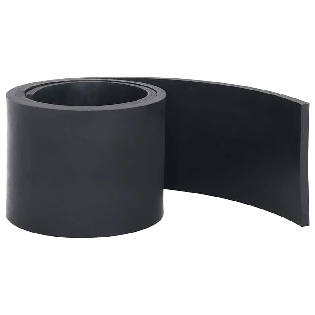 vidaXL Rubber Edge for Snow Plow Black 150x15x1 cm