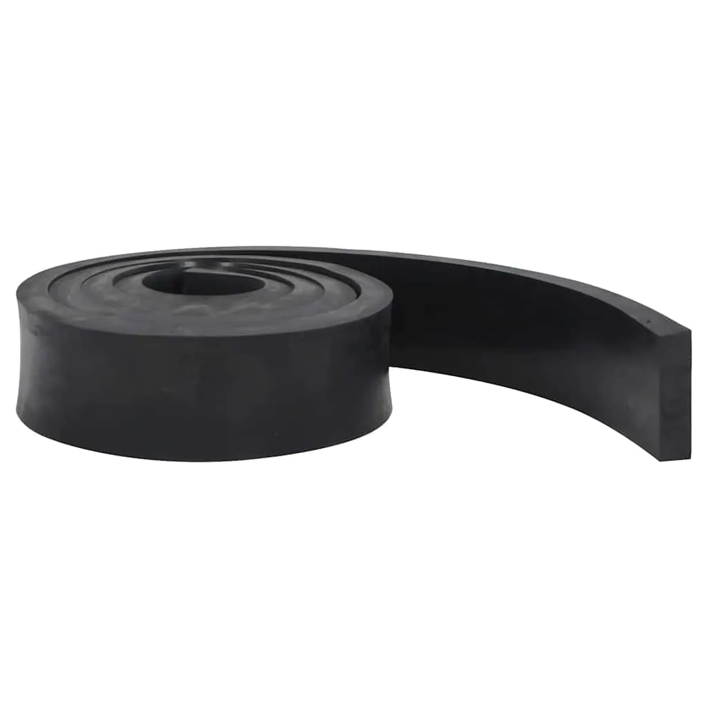 vidaXL Rubber Edge for Snow Plow Black 300x10x2 cm