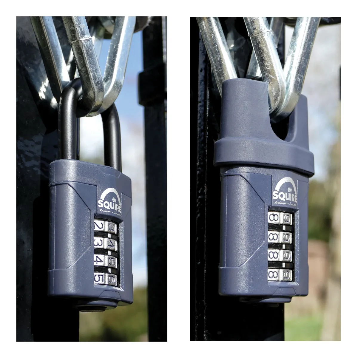 Weathershield™ Combination Padlock Closed Shackle | 4-Wheel | CP50CS