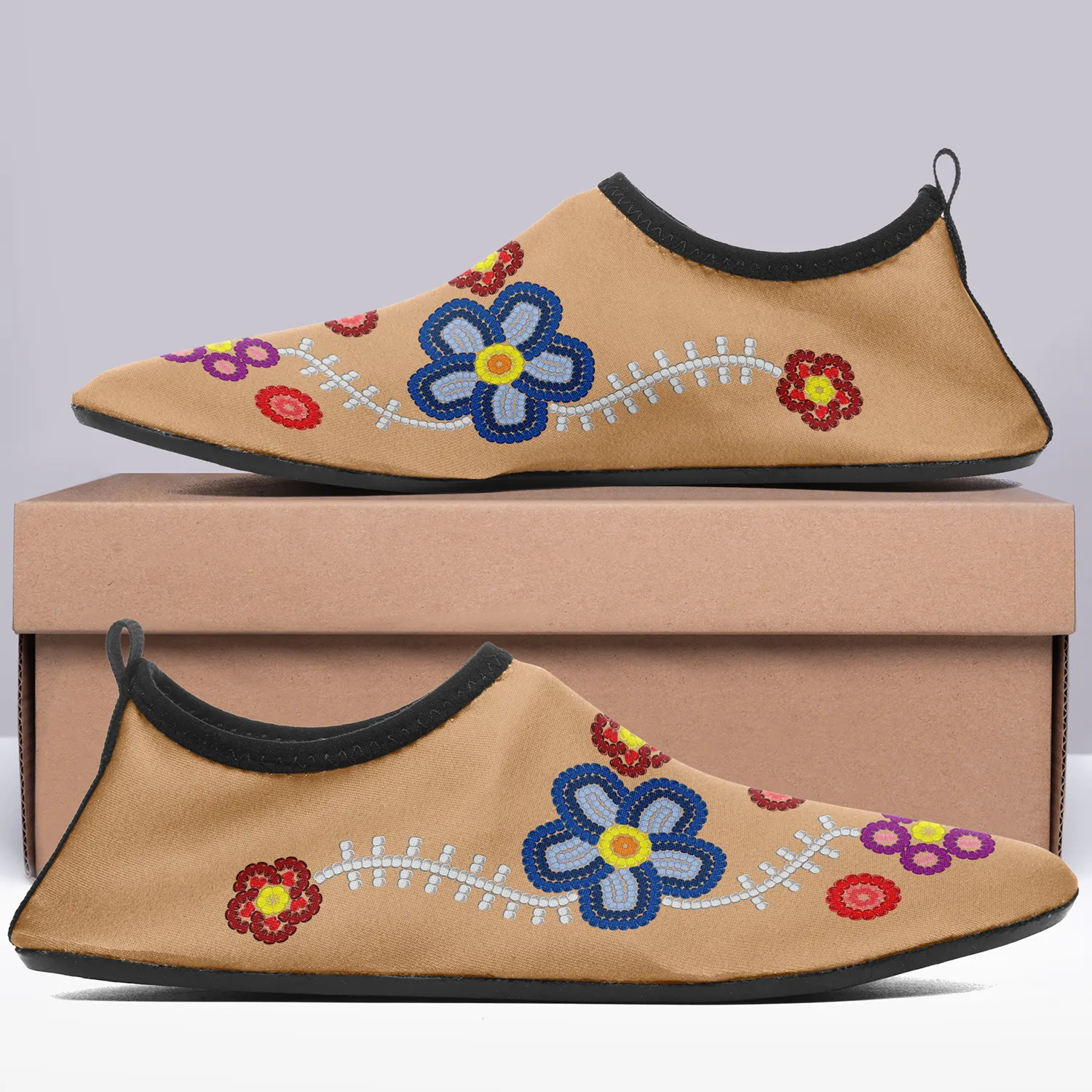 Wildflower Dreams 2 Kid's Sockamoccs Slip On Shoes