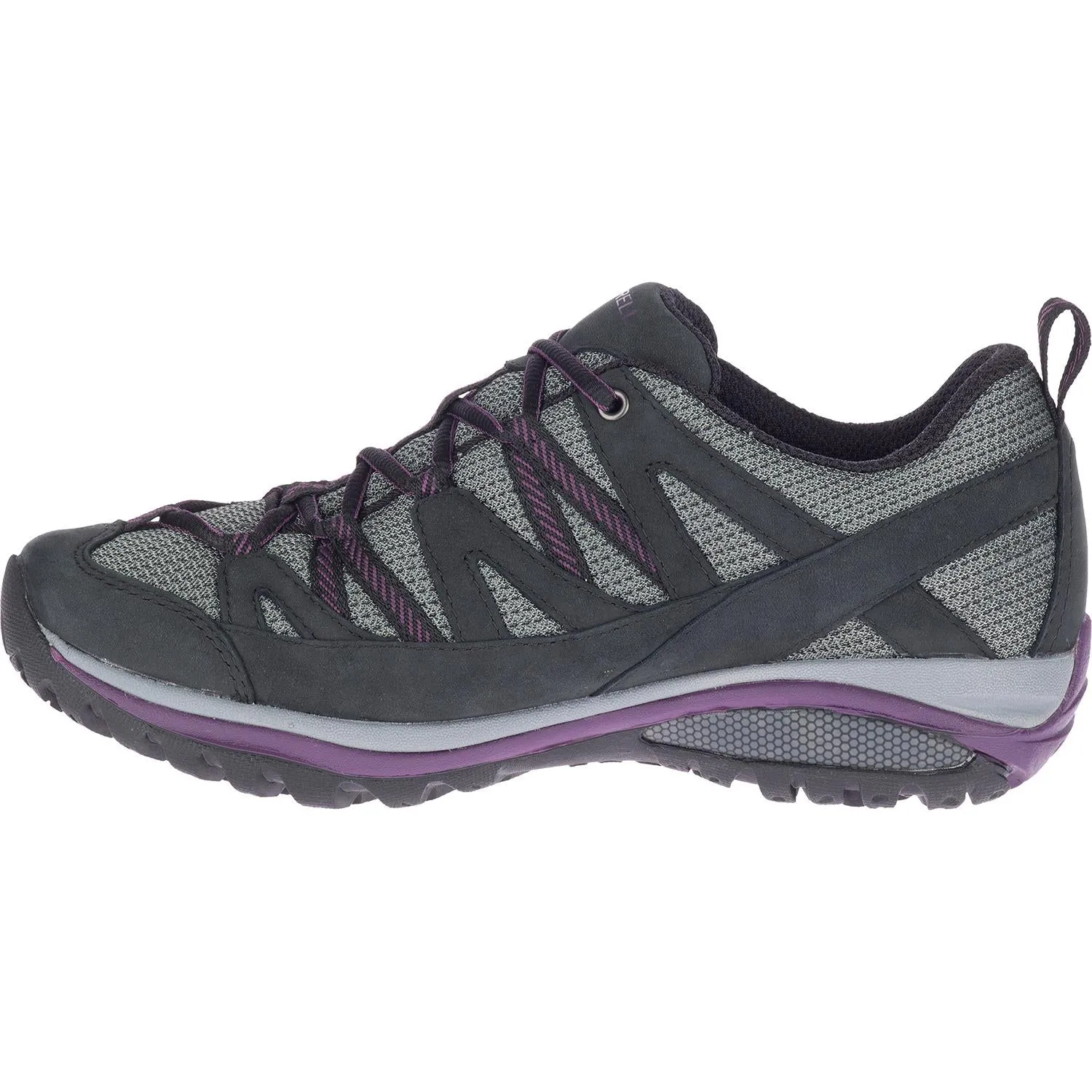 Women's Merrell Siren Sport 3 Waterproof Black/Blackberry Leather/Mesh