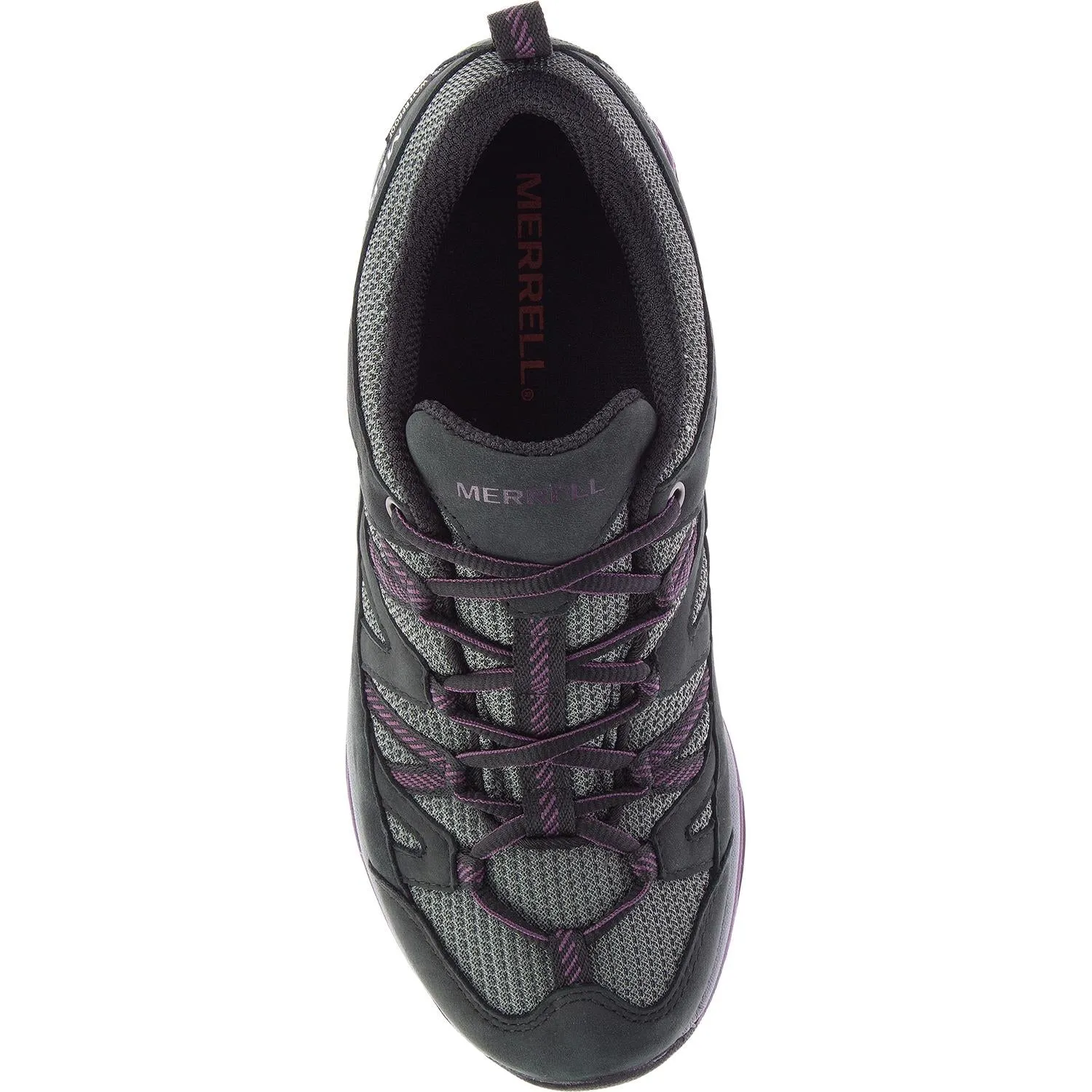 Women's Merrell Siren Sport 3 Waterproof Black/Blackberry Leather/Mesh